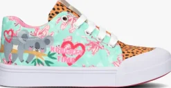 blauwe go bananas lage sneakers koala