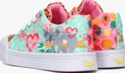 blauwe go bananas lage sneakers koala