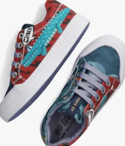 blauwe go bananas lage sneakers gb_alligator-l
