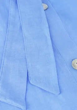 blauwe greek archaic kori midi jurk 130463