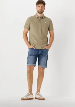 blauwe g-star raw shorts 3301 slim short