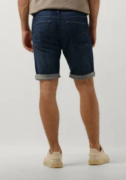 blauwe g-star raw shorts 3301 slim short
