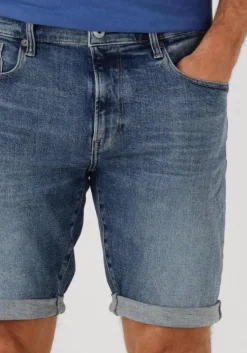 blauwe g-star raw shorts 3301 slim short
