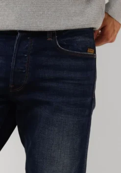 blauwe g-star raw slim fit jeans 3301 slim