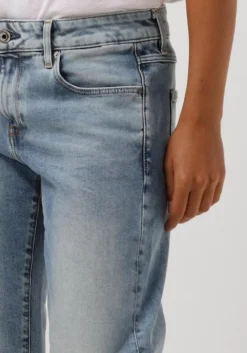blauwe g-star raw straight leg jeans kate boyfriend wmn