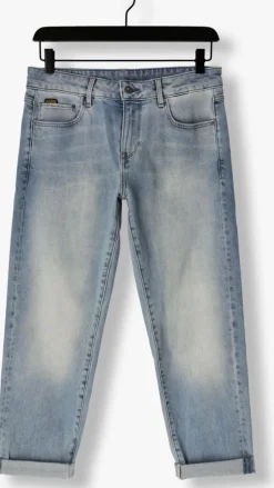 blauwe g-star raw straight leg jeans kate boyfriend wmn