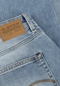 blauwe g-star raw straight leg jeans kate boyfriend wmn