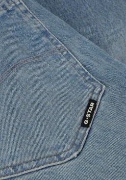 blauwe g-star raw straight leg jeans mosa straight