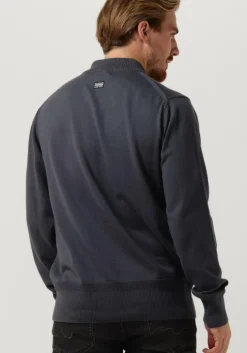 blauwe g-star raw trui premium core mock knit