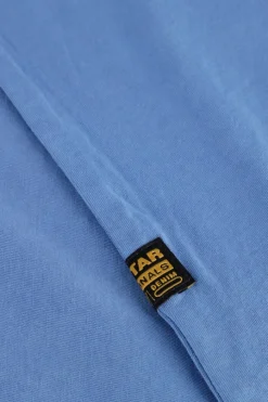 blauwe g-star raw t-shirt lash r t ss