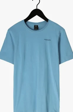 blauwe g-star raw t-shirt slim base r t s/s