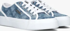 blauwe guess lage sneakers jelexa
