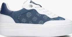 blauwe guess lage sneakers swole2