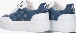 blauwe guess lage sneakers swole2