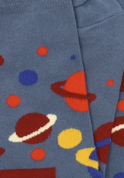 blauwe happy socks sokken the milky way