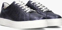 blauwe hassia lage sneakers 301131