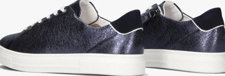 blauwe hassia lage sneakers 301131