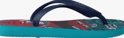 blauwe havaianas teenslippers cars