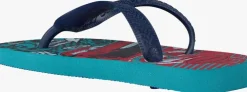 blauwe havaianas teenslippers cars