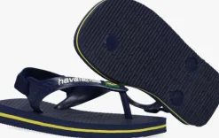 blauwe havaianas teenslippers baby brasil logo ii