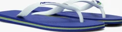 blauwe havaianas teenslippers brasil logo
