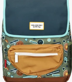 blauwe hello hossy rugtas smiley