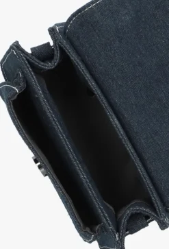 blauwe hvisk schoudertas renei denim