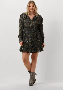 blauwe ibana mini jurk deela - print