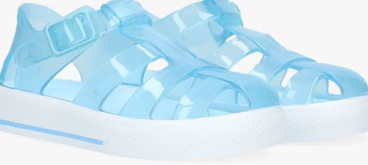 blauwe igor platte sandalen tenis