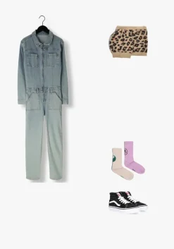 blauwe indian blue jeans jumpsuit denim jumpsuit