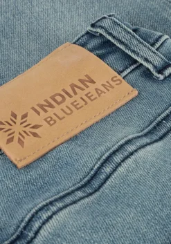 blauwe indian blue jeans straight leg jeans 2742 skinnyfit medium denim