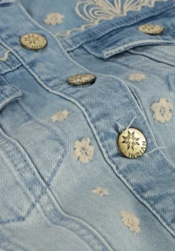 blauwe indian blue jeans gilet denim gilet embroidery