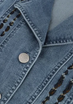 blauwe indian blue jeans gilet denim gilet embroidery