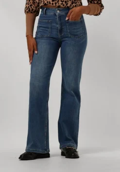 blauwe janice straight leg jeans jagger