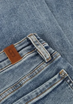 blauwe janice straight leg jeans cooper