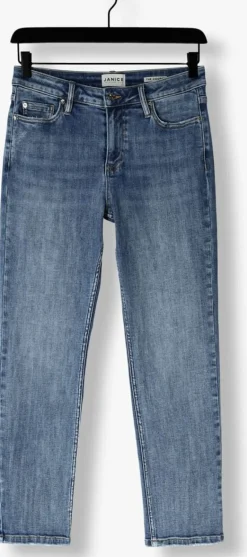 blauwe janice straight leg jeans cooper