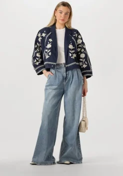 blauwe janice wide jeans dollar