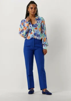 blauwe jansen amsterdam pantalon wq440 woven high waisted ankle pants