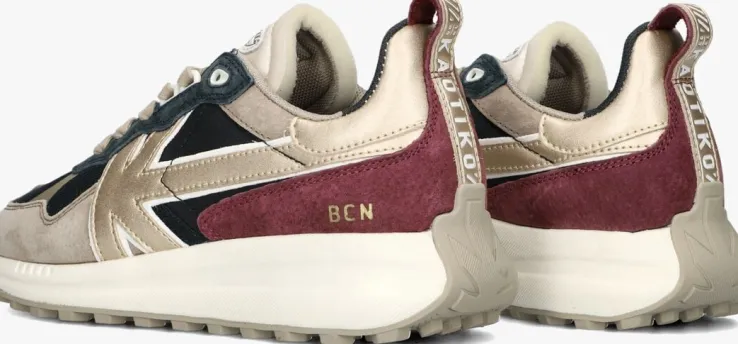 blauwe kaotiko lage sneakers detroit glam