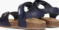 blauwe kipling platte sandalen fabio