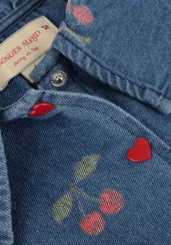 blauwe konges slojd blouses magot denim shirt gots