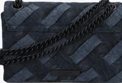 blauwe kurt geiger london schoudertas mini kensington soft bag