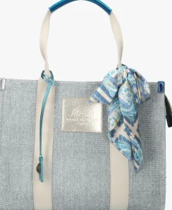 blauwe kurt geiger london handtas lg southbank tote