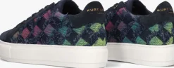 blauwe kurt geiger london lage sneakers laney