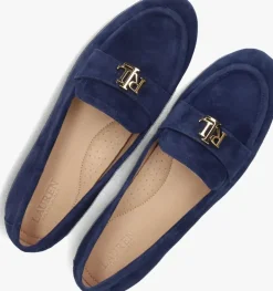 blauwe lauren ralph lauren loafers averi iii flats loafer