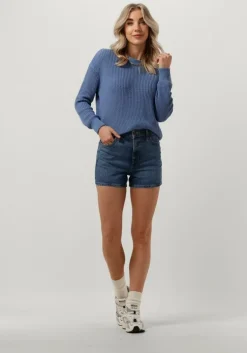 blauwe lee broeken carol short l37chgb32