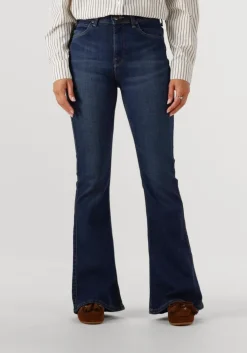 blauwe lee flared jeans breese
