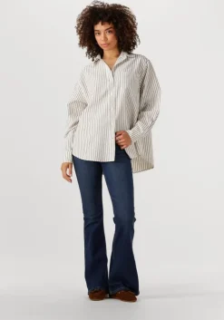 blauwe lee flared jeans breese