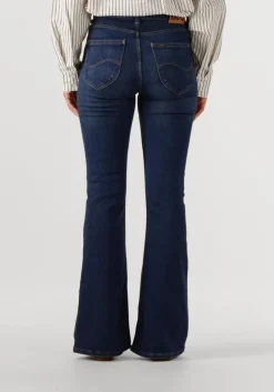 blauwe lee flared jeans breese