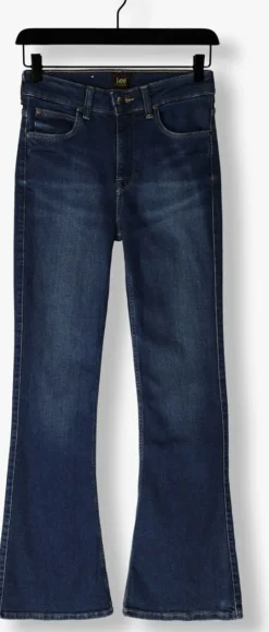 blauwe lee flared jeans breese